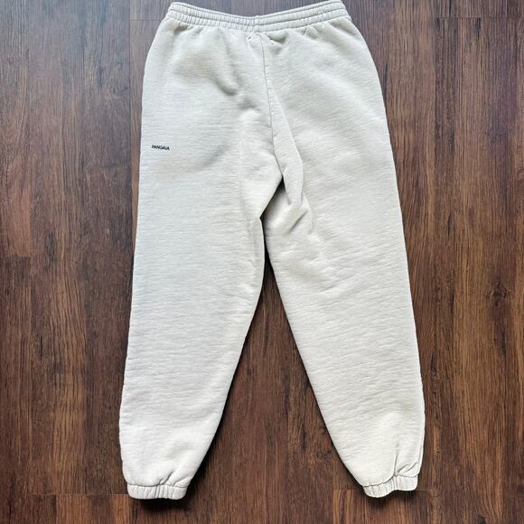 Pangaia XXS Recycled Organic Cotton Track Pants Beige Joggers - Picture 3 of 9